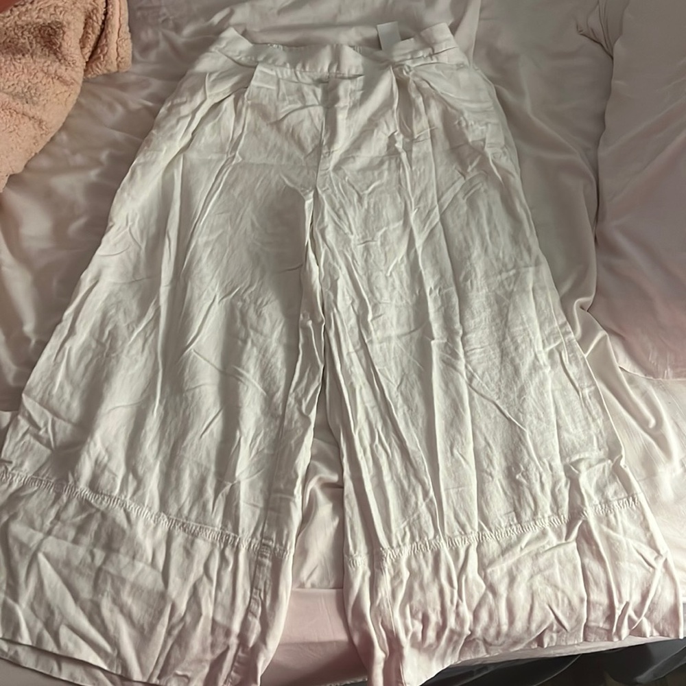 Banana Republic, linen capri baggy pants